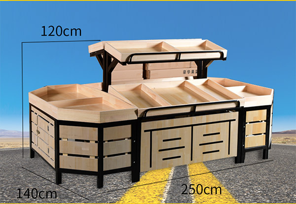 長（zhǎng）方形八角蔬菜水果貨架